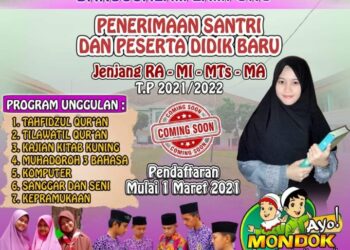 Ponpes Darussalam Lampung, Buka Pendaftaran Peserta Didik Baru