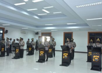 Irjen Pol A. Rachmad Wibowo, Pimpin Upacara Sertijab 4 Kapolres Dilingkup Polda Jambi