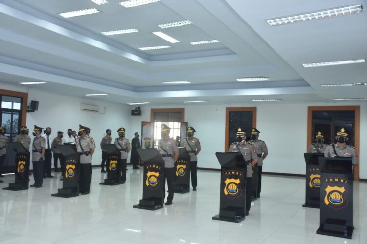 Irjen Pol A. Rachmad Wibowo, Pimpin Upacara Sertijab 4 Kapolres Dilingkup Polda Jambi