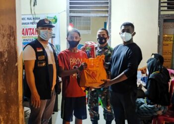 PPKM Level 4 diterapkan, Payo Selincah Gas pembagian 406 paket sembako kemasyarakat