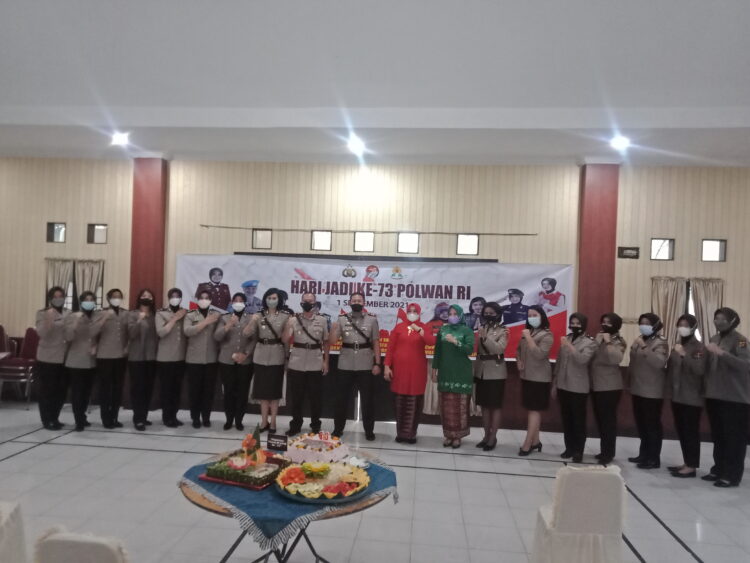 Ditengah Pandemi Covid-19, Hari Ulang Tahun Polwan Ke-73 Polres Muaro Jambi Secara Sederhana