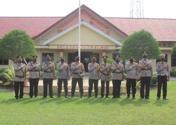 Kapolres Muaro Jambi Pimpin Sertijab Kasat dan Kapolsek.