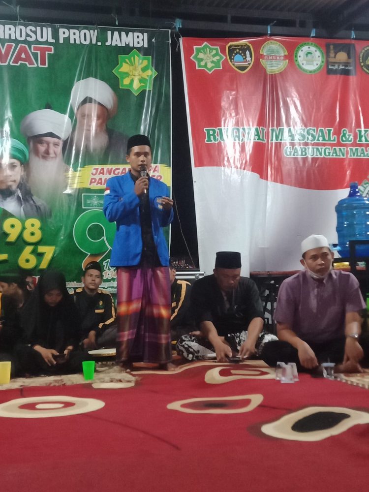 PC PMII BUNGO GELAR MAULID NABI BERSAMA AHBABURROSUL JAMBI BUNGO ALHAMDULILLAH BERJALAN DEGAN SUKSES