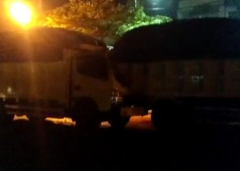 Parkir didepan Kantor Camat, Tabrak Beruntun Mobil Batu Bara