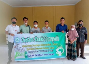Terbentuk Lagi, Oulet Bank Sampah Kelurahan Tanjung Pasir