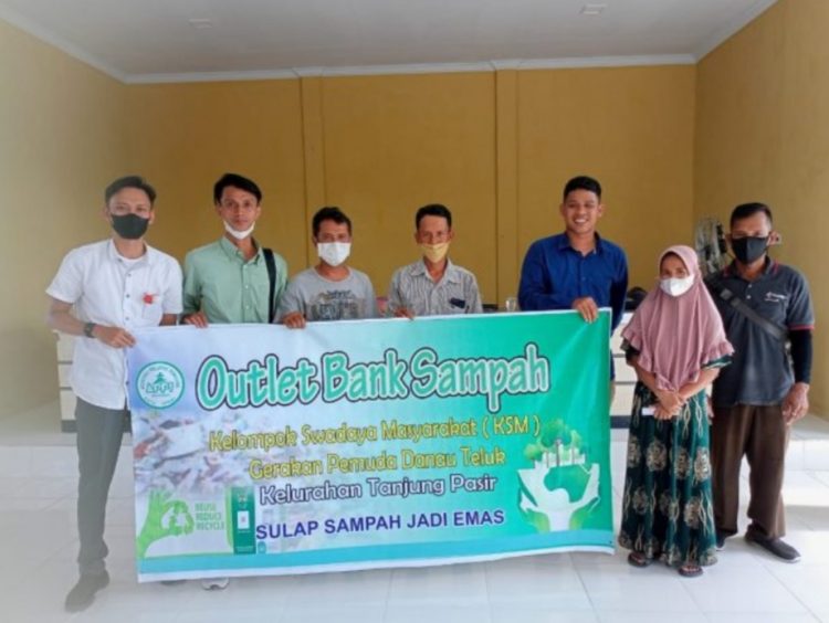 Terbentuk Lagi, Oulet Bank Sampah Kelurahan Tanjung Pasir