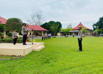 Kapolres Muaro Jambi Pimpin Apel Gelar Pasukan Operasi Zebra 2021