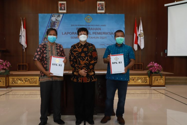 BPK Perwakilan Jambi Temukan Beberapa Item Permasalahan Saat Penyerahan LHP Di Pemkab Tanjabtim dan Tanjabbar