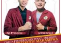Aktivis BETA Egi Prasetiya-Ari Gunawan maju Pemilihan Presiden dan Wakil Presiden Mahasiswa Universitas Muara Bungo