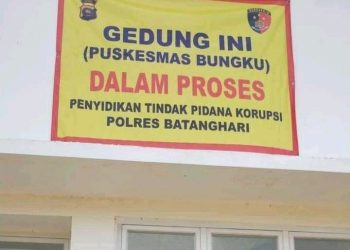 Titik Terang Pembangunan Puskesmas Bungku, Polres Batanghari Tetapkan 7 Tersangka