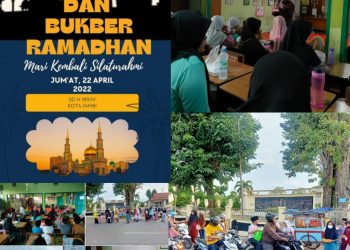 Berkah Ramadhan, SDN 189 Kota Jambi Lakukan Pembagian Takjil Kepada pengguna Jalan Serta Ceramah Ustad Alamsyah. Plt Kepsek Ariyanti Ningsi S.Pd : Kegiatan ini mengajarkan siswa untuk memupuk Rasa Kepedulian Sesama