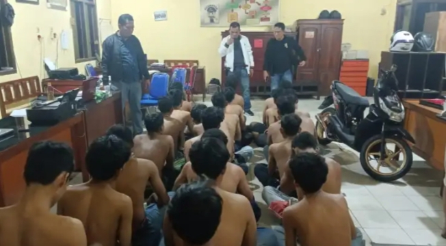 Perang Sarung, 67 Pemuda Diamankan Polresta Jambi