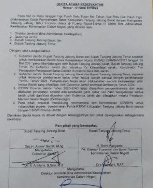 Ivan Wirata: Setelah Rapat Bersama Gubenur Jambi dan Bupati Tanjabbar Perda RTRW Tetap Dilanjutkan
