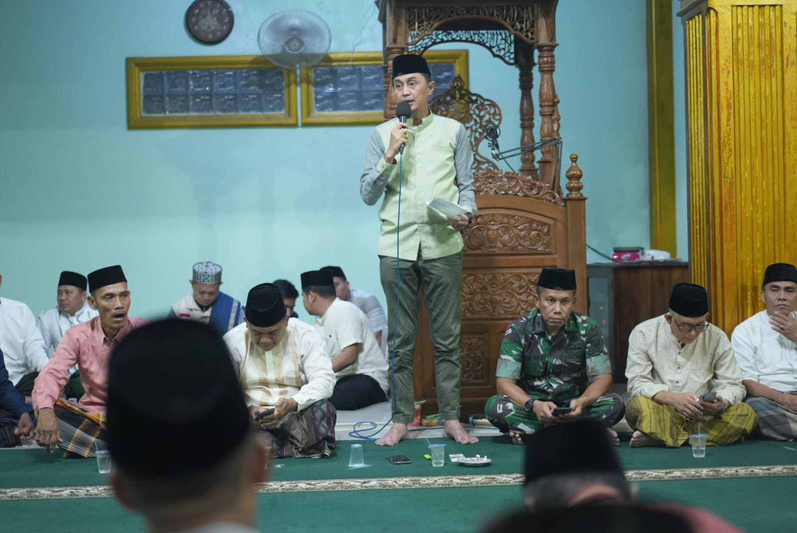 Safari Ramadhan Pemerintah Kabupaten Muaro Jambi di Masjid At-Taqwa Desa Pudak