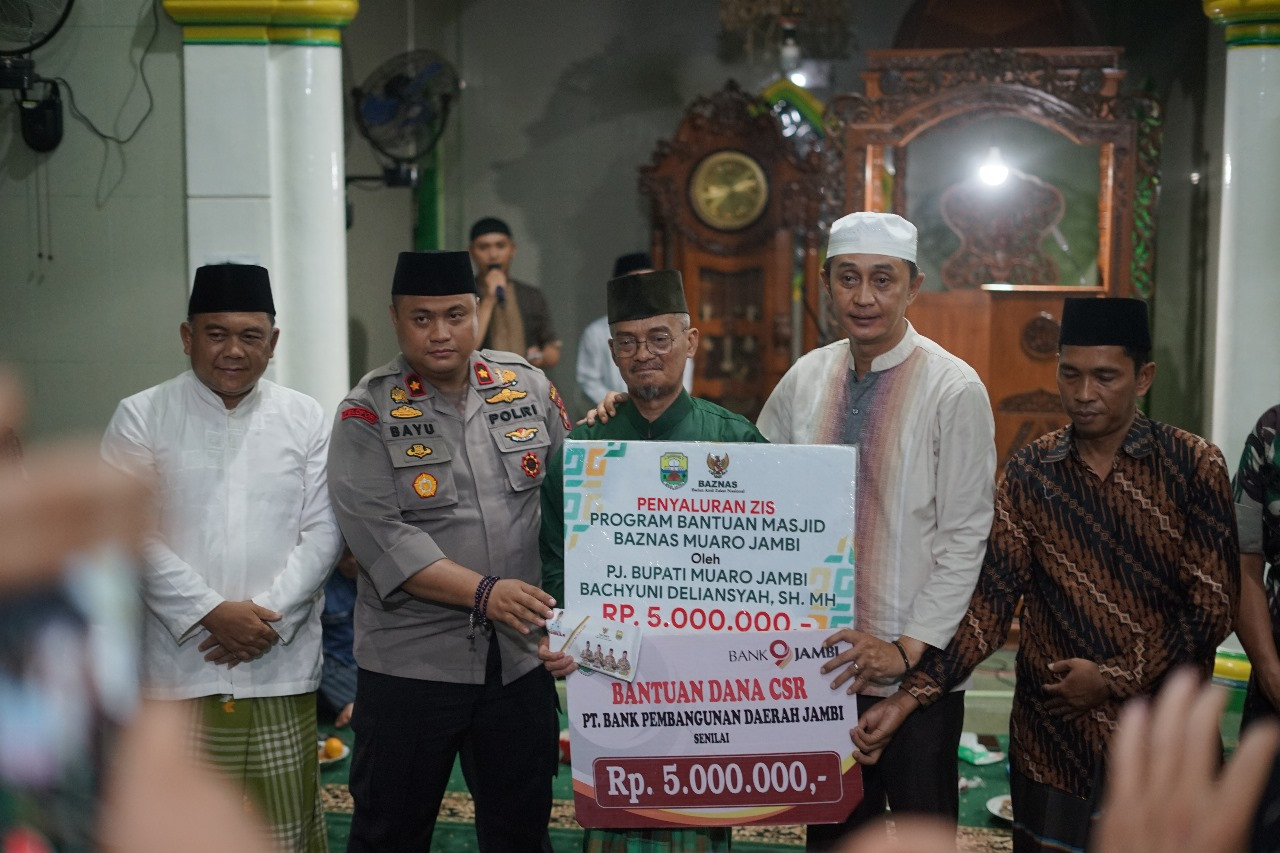 Safari Ramadhan, di Mesjid Nurul Huda, Desa Tanjung Sari, Kecamatan Bahar Selatan