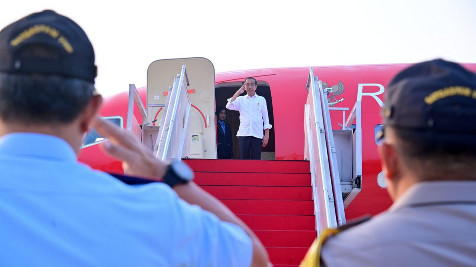 Presiden Jokowi Kunjungan Kerja ke Sumatra Selatan