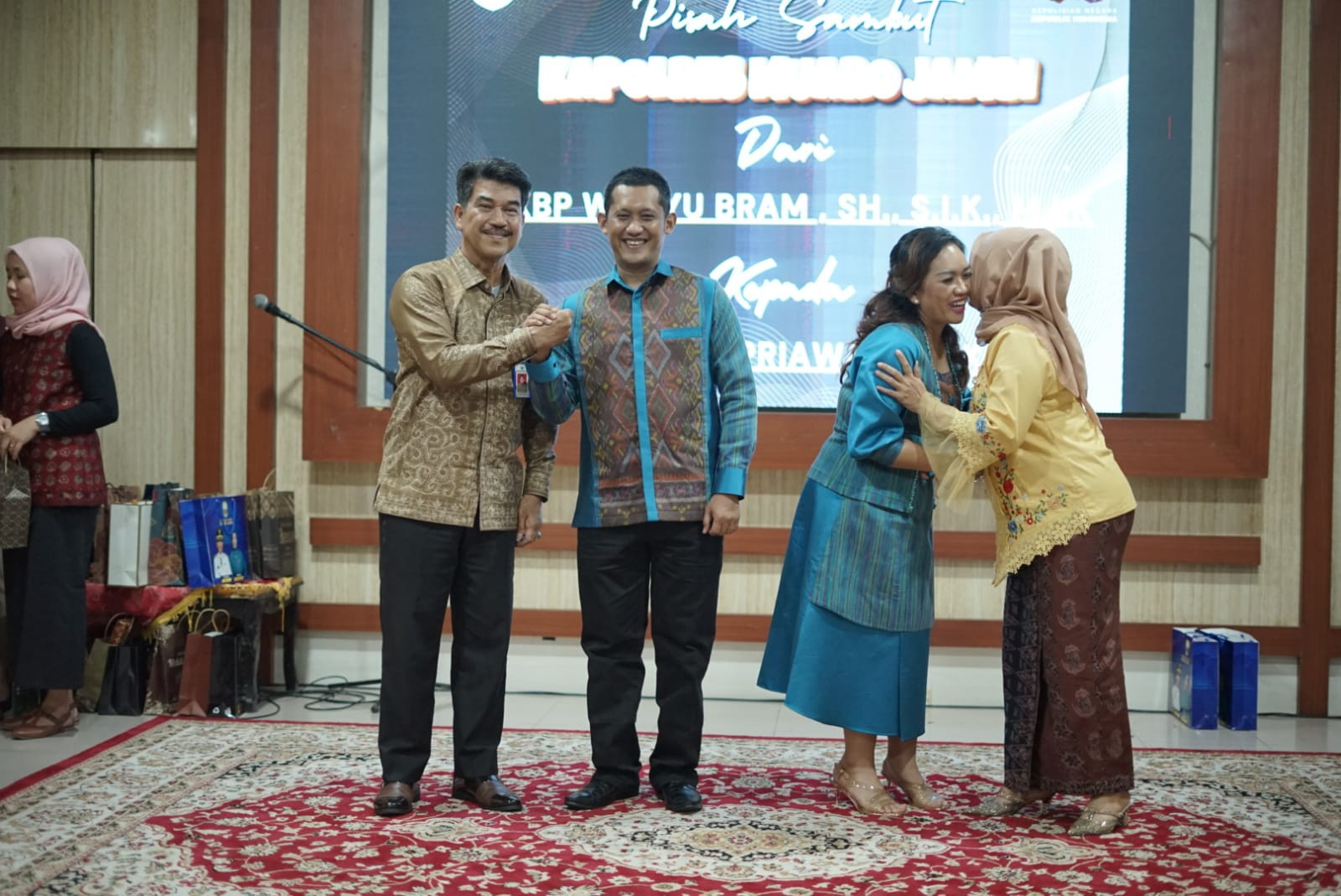 Sekda Kabupaten Muaro Jambi Menghadiri Serah Terima Jabatan Kapolres Muaro Jambi