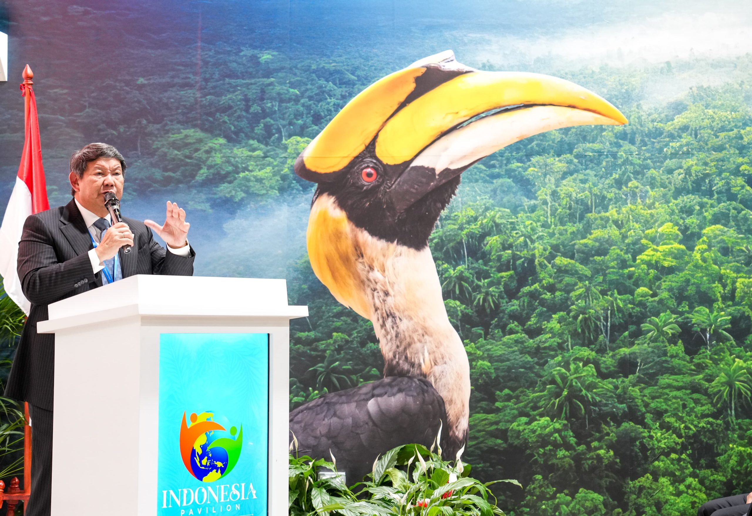 Hashim S. Djojohadikusumo Buka Paviliun Indonesia COP29 Azerbaijan, Sebut Agenda Iklim Indonesia Tidak Berubah