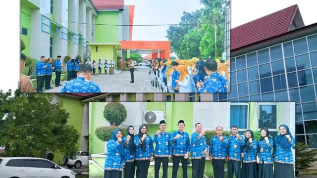 Gelar Upacara Kedisiplinan, Tenaga RSD Kol Abundjani Akan Prioritaskan Kesehatan Pasien.