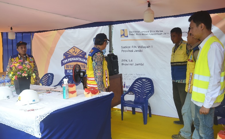 Kepala Satker Wilayah 1 BPJN Jambi Pastikan Jalan Nasional Jambi Siap Digunakan di Mudik Libur Nataru