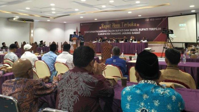 KPU Tanjabbar Gelar Rapat Pleno Terbuka Tetapkan Bupati dan Wakil Bupati Terpilih