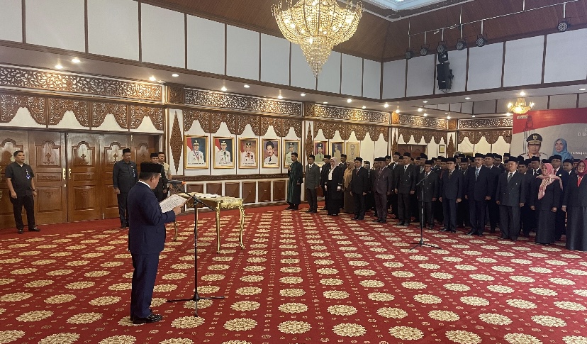 Gubernur Jambi Al Haris Hadiri Peringatan Isra’ Mi’raj di Masjid Agung Al Falah
