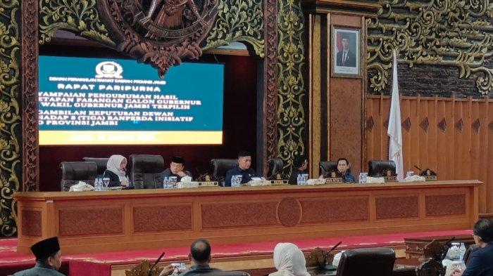 DPRD Jambi Umumkan Al Haris-Abdullah Sani sebagai Gubernur dan Wakil Gubernur Terpilih 2025-2030