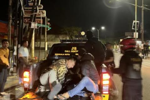 Jaga Keamanan dan Ketertiban Kota Jambi, Kapolresta Jambi Pimpin Patroli Malam Serigala Kota Polresta Jambi