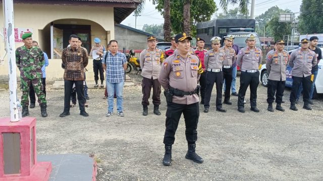 Jelang Pelantikan Bupati Terpilih. Polres Dan Polsek Sarolangun beserta jajaran, lakukan Kegiatan Cipta Kondisi Kamtibmas.