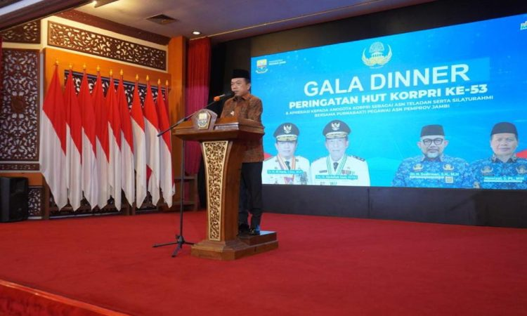 Gubernur Jambi Berharap Pensiunan Pegawai Pemprov Jambi Dapat Menjalankan Masa Pensiun dengan Semangat Baru