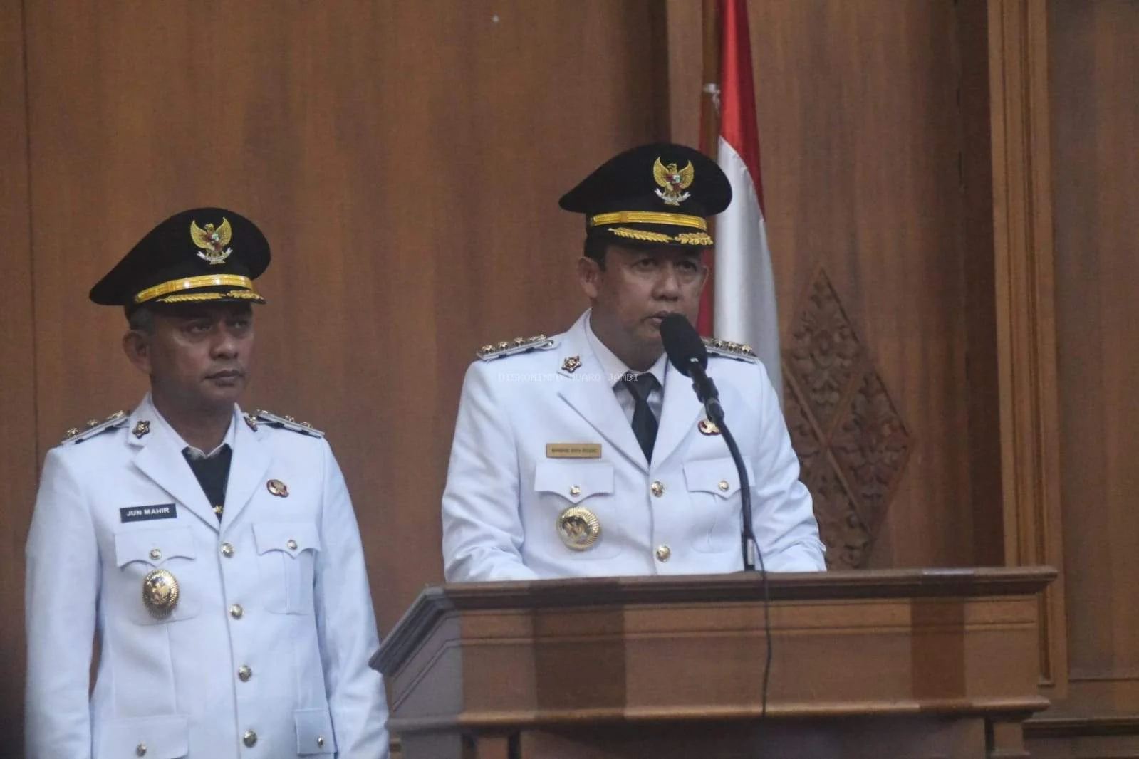 Pidato Perdana di Ruang Paripurna, Sekretariat Dewan Perwakilan Rakyat Daerah (DPRD) Kab. Muaro Jambi