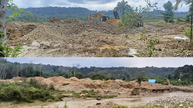 Tak Jauh Dari Polsek Tabir Ulu, Aktivitas PETI Di Desa Muara Jernih, Ahmad Ridwan (Ayet) Pemilik Alat, Akui Dapat Hasil Sedikit