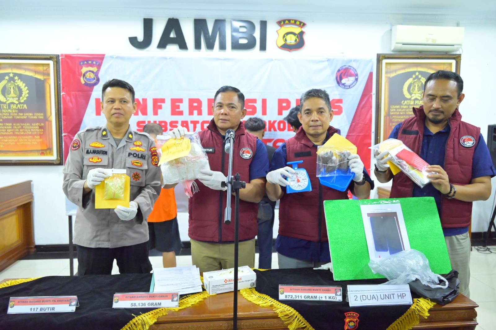 Residivis Jadi Pengedar Narkoba, Polisi Temukan Sabu, Ganja dan Ekstasi