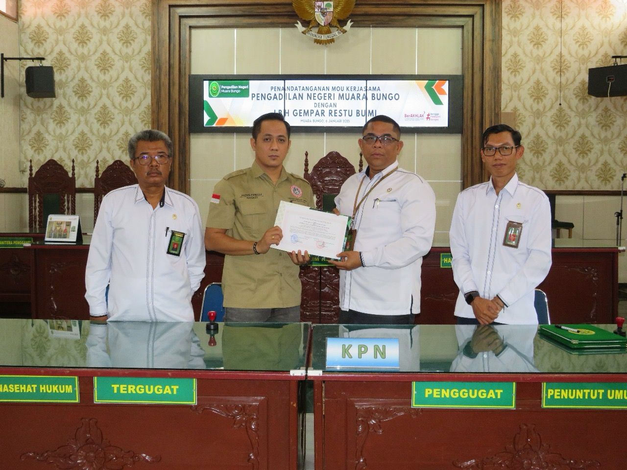 Tersangka Mafia Tanah Masih Tergabung di Posbakum, Ini Kata PN Bungo