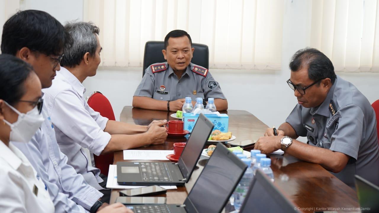 Kanwil Kemenkum Jambi Terima Kunjungan KPPN Jambi, Perkuat Sinergi Pengelolaan Keuangan