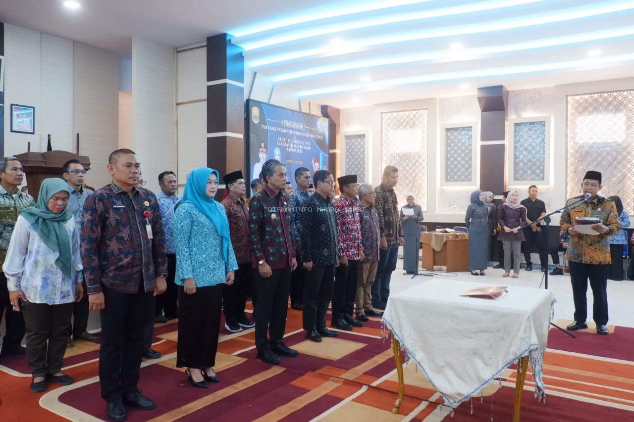 Pelantikan Pejabat Pimpinan Tinggi Pratama, Pejabat Administrator, Pejabat Pengawasan dan Pejabat Fungsional Lingkup Pemerintah Kabupaten Muaro Jambi
