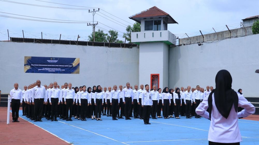 Kakanwil DitjenPas Jambi Buka Pelatihan Pengamanan Tingkat Dasar CPNS