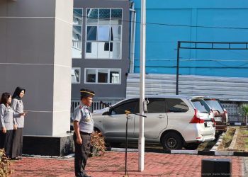 Optimalisasi Posbakum Jadi Fokus Arahan Kakanwil Kemenkum Jambi dalam Apel Pagi Pegawai