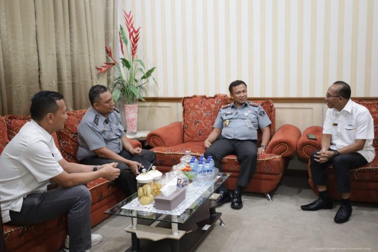 Perkuat Sinergi dan Pengelolaan Anggaran, Kakanwil Kemenkum Jambi Kunjungi KPPN Jambi