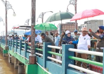 Semarakkan Hari Jadi Tanjab Barat dan HUT RI, Bupati Anwar Sadat Buka Lomba Mancing Mania