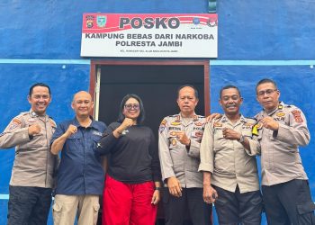 Warga dan Polri Bersatu Wujudkan Lingkungan Bebas Narkoba di Jambi