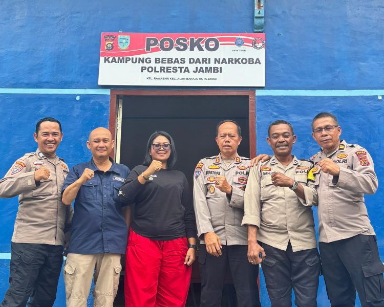 Warga dan Polri Bersatu Wujudkan Lingkungan Bebas Narkoba di Jambi