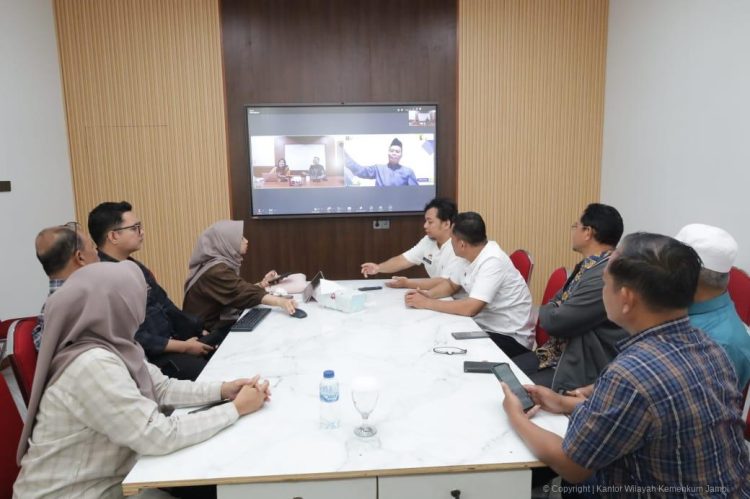 Kanwil Kemenkum Jambi ikuti Sharing Session terkait Isu Aktualisasi Tindak Pidana Kesusilaan dalam KUHP Baru