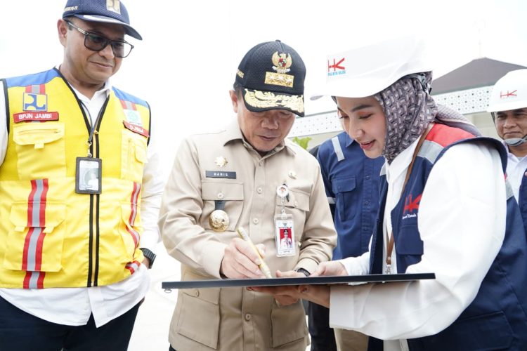 Gubernur Al Haris Tinjau Progres Jalan Tol Pijoan – Sebapo – Bayung Lencir