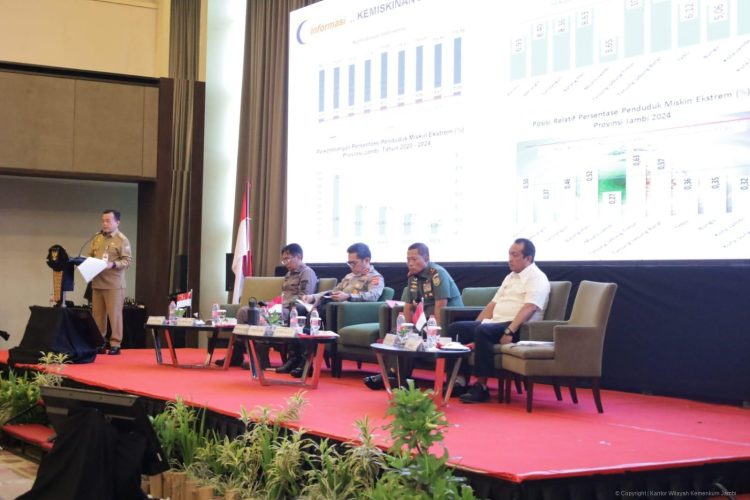 Wakili Kakanwil Kemenkum Jambi, Kadiv Yankum Hadiri Rapat Koordinasi Forkopimda se-Provinsi Jambi Tahun 2025