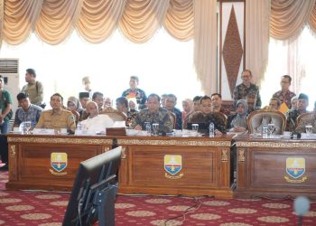 Rapat Koordinasi Infrastuktur Bersama Gubernur Jambi dan Bupati/Walikota dan Para Kepala Balai Kementerian PUPR RI
