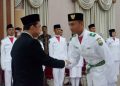 Pengukuhan Calon Pasukan Pengibaran Bendera Pusaka (Paskibraka) Kabupaten Muaro Jambi