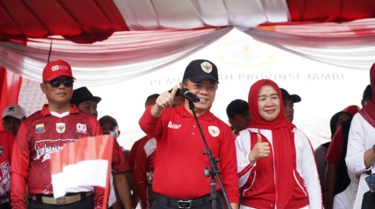 Gubernur Jambi Al Haris Pimpin Upacara HUT ke-80 RI