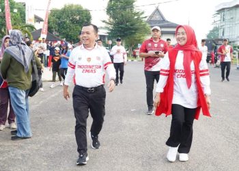 Gubernur Jambi Lepas Jalan Santai Penutup HUT RI ke-80