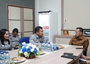 Silaturahmi Kanwil Kemenkum Jambi dengan Bupati Tanjab Timur Bahas Posbankum dan Permenkum 26/2025